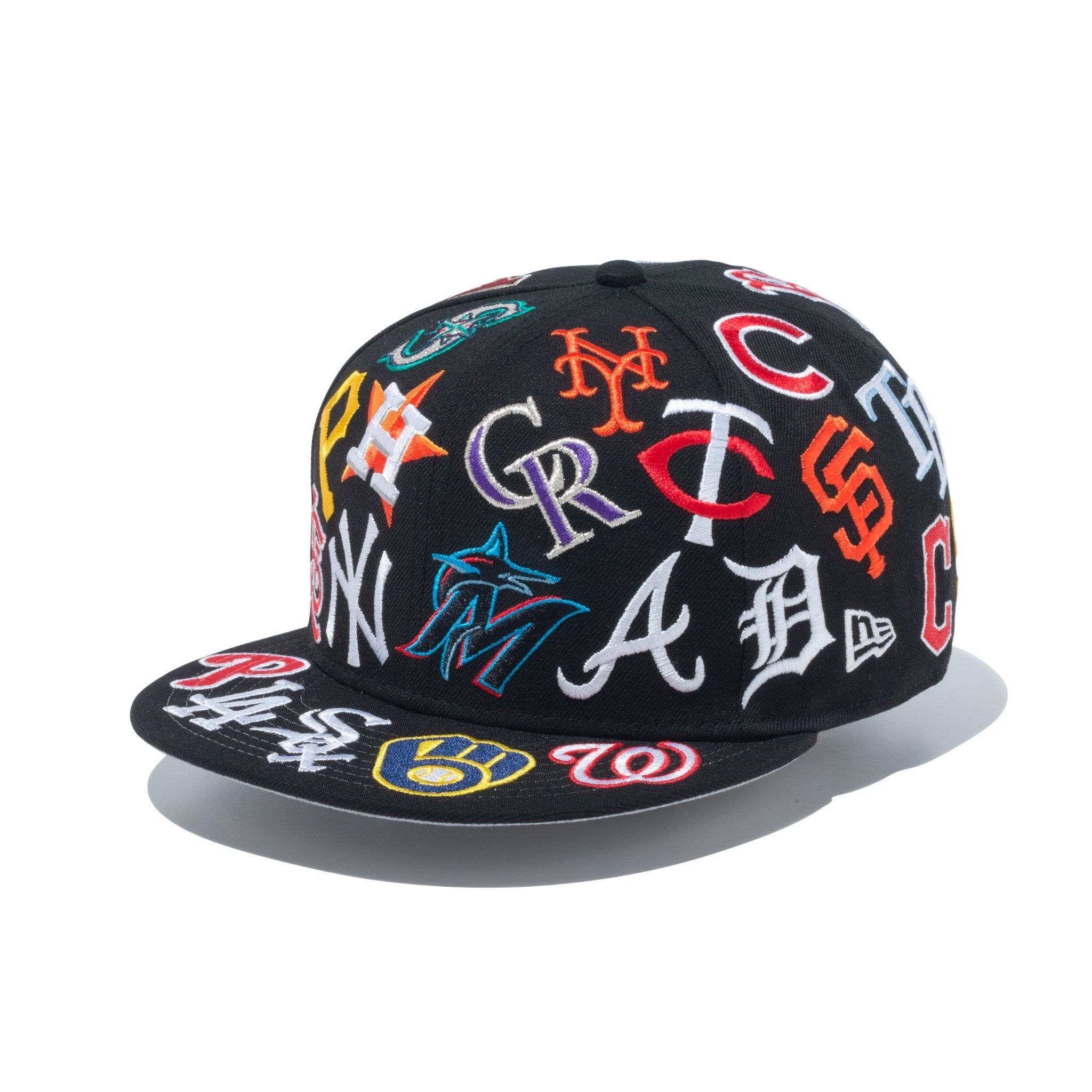 9FIFTY Team Logo Allover NBA ブラック | ニューエラオンラインストア