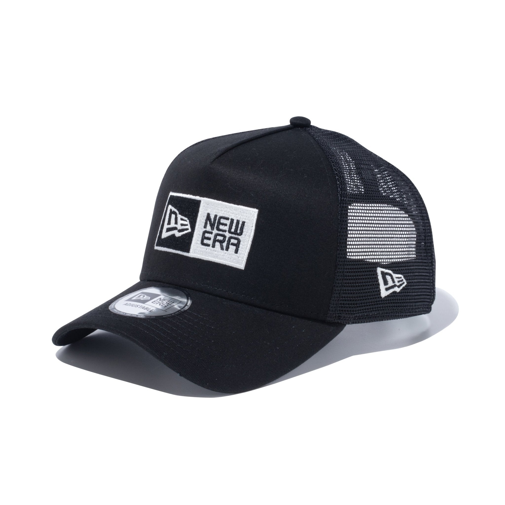 9FORTY A-Frame トラッカー Rhinestone NEW ERA Racer Logo ブラック 