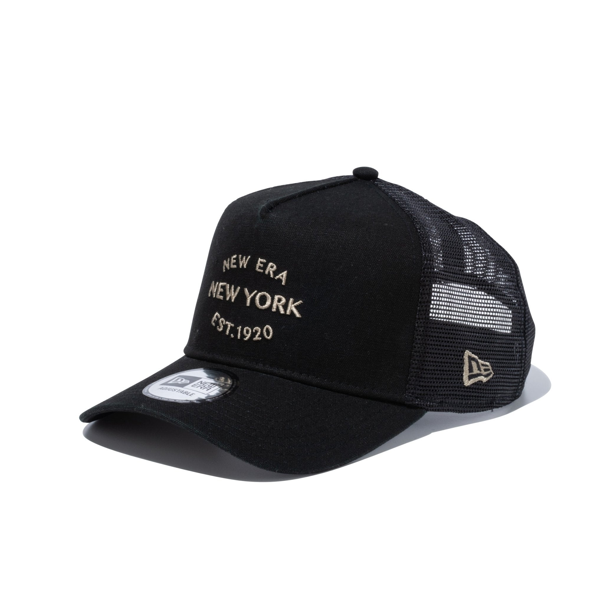 9FORTY A-Frame Flax Cotton NEW ERA NEW YORK 1920 ブラック