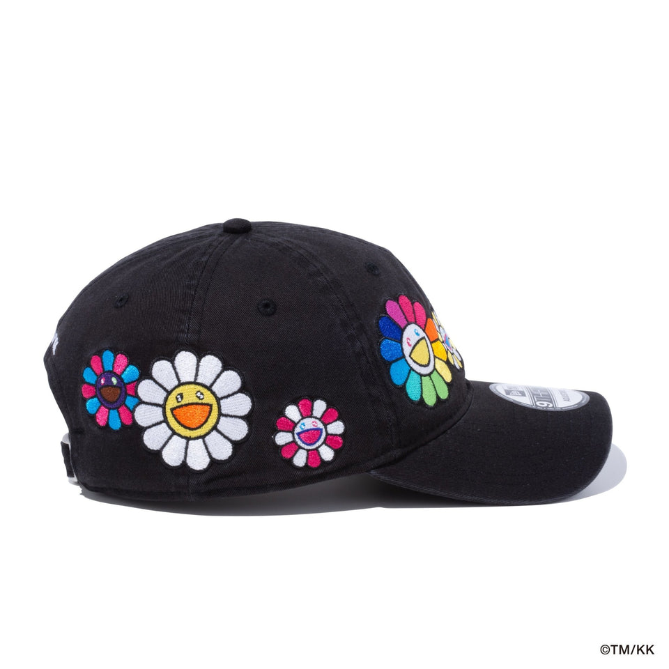 NEW ERA 村上隆 FLOWER ALLOVER カーブ キャップ - キャップ