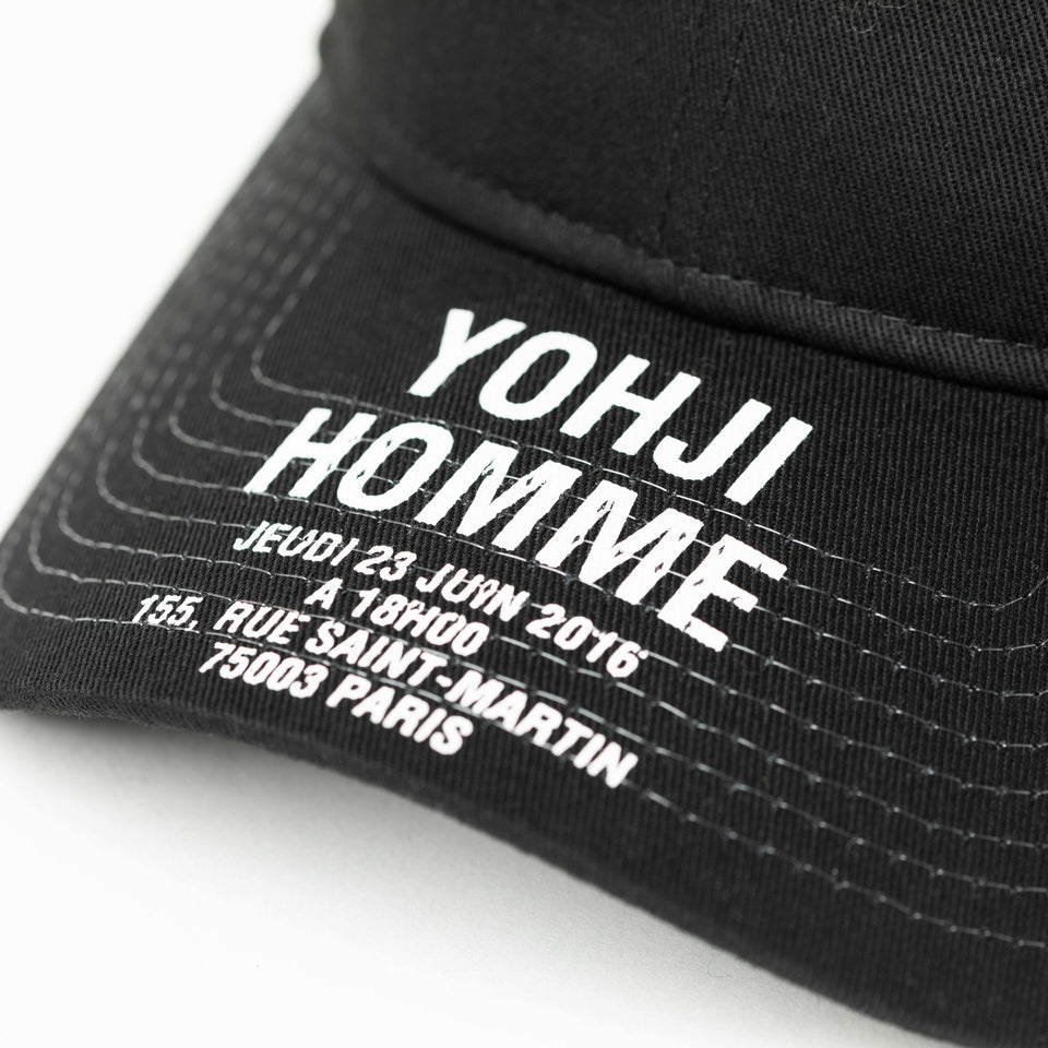 9THIRTY Yohji Yamamoto SS23 アドレスロゴ ブラック | ニューエラ