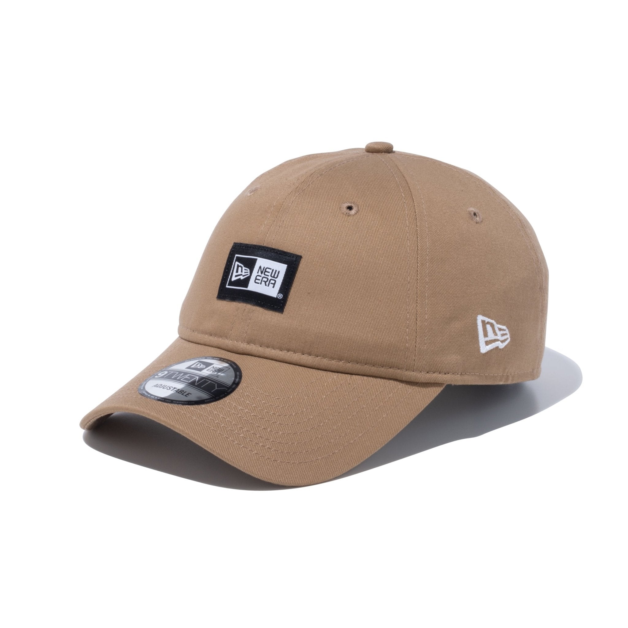 9FIFTY ストレッチスナップ ボックスロゴ カーキ × ブラック