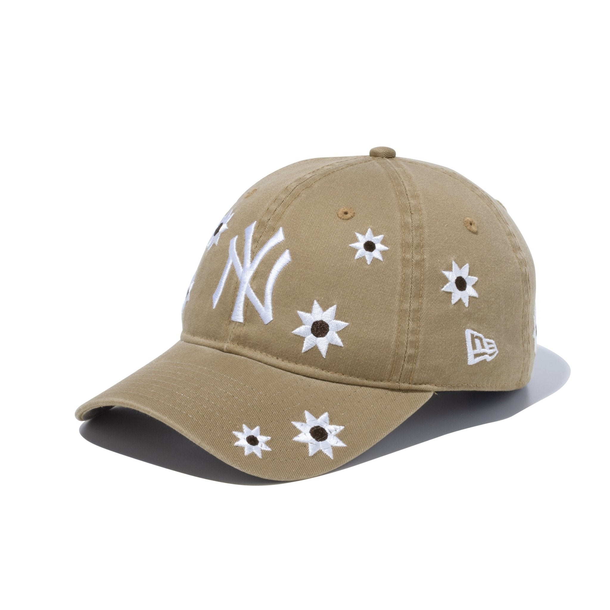 9TWENTY Floral Pattern NEW ERA NEW YORK ウォッシュドデニム