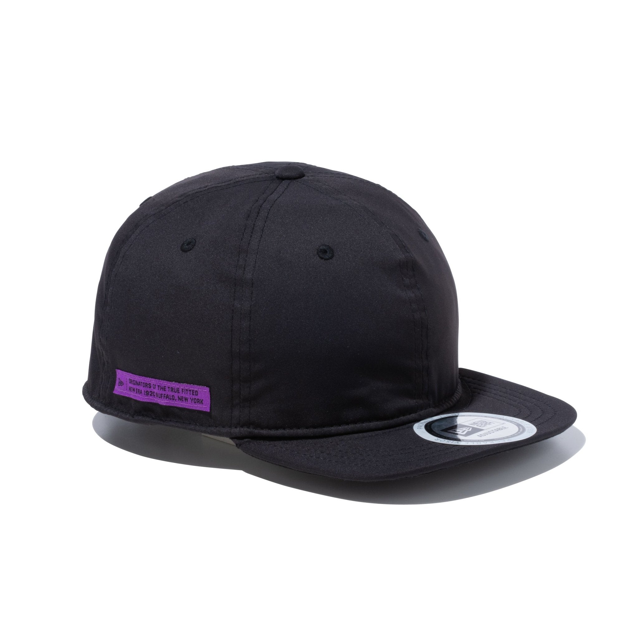 バイクキャップ Tech Stretch NEW ERA ロゴ ブラック【ニューエラ