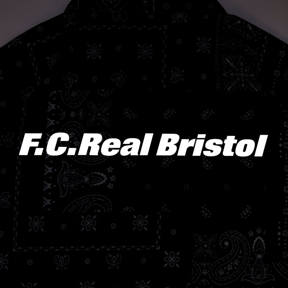 半袖 テック ポロシャツ F.C.Real Bristol ペイズリー ブラック | www