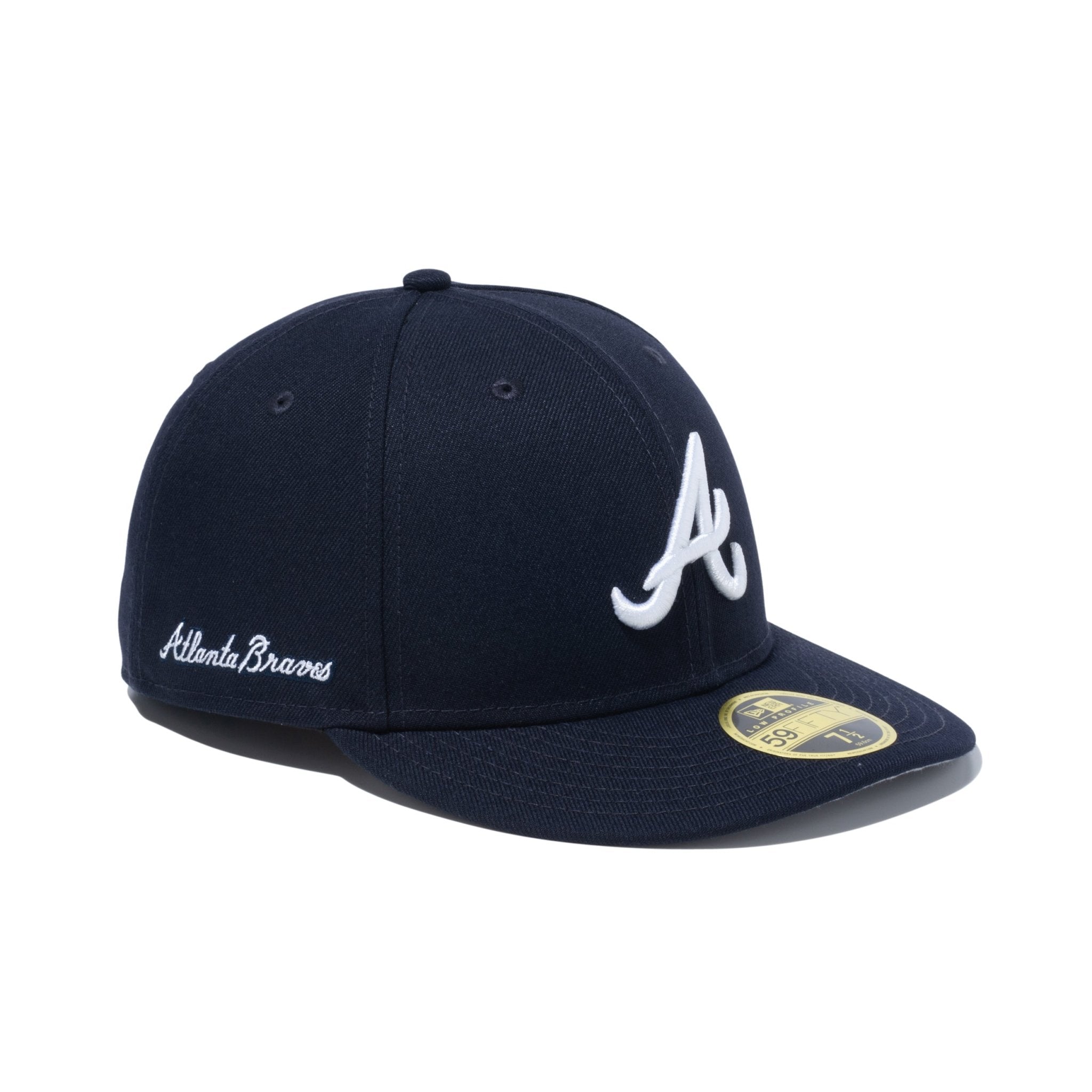 59FIFTY MLB Side Patch Collection アトランタ・ブレーブス グレー 