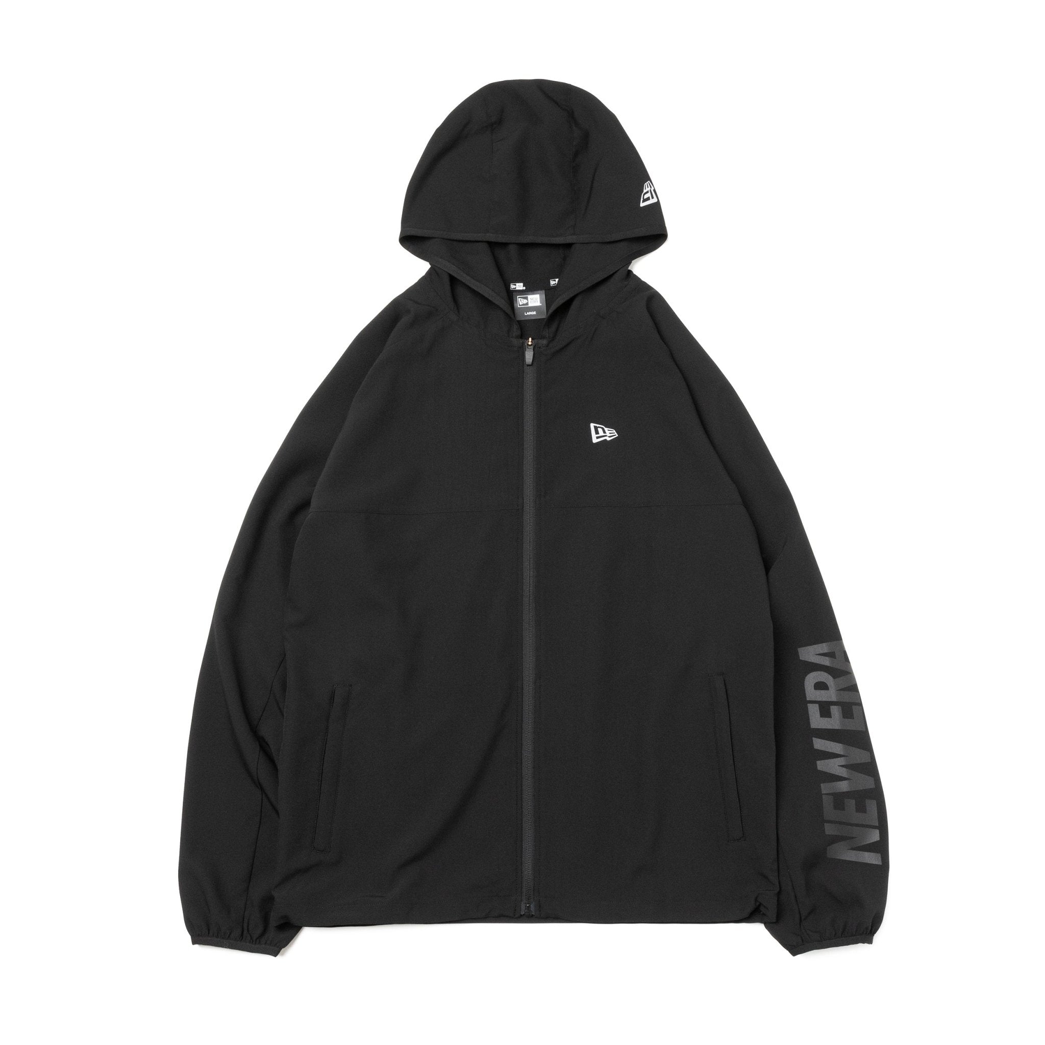 トラックジャケット NEW ERA ロゴ ブラック 【Performance Apparel