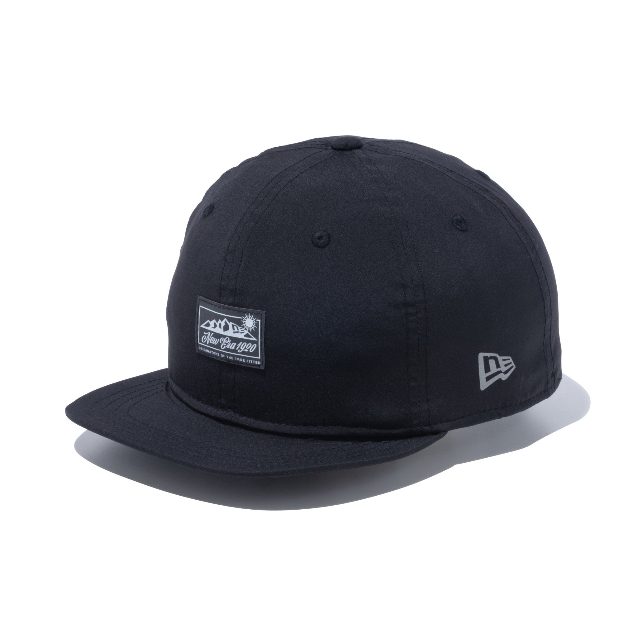 バイクキャップ Tech Stretch NEW ERA ロゴ ブラック【ニューエラ