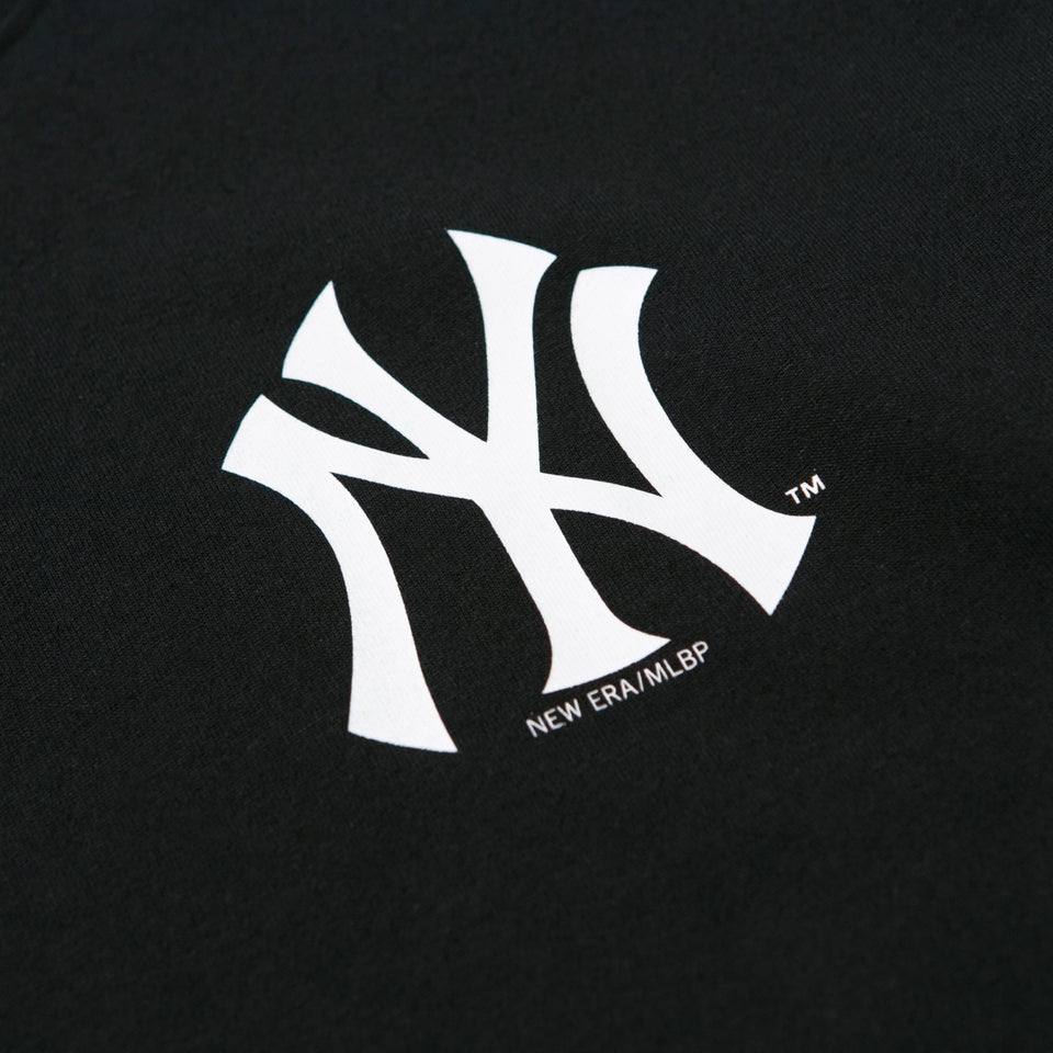 長袖 コットン Tシャツ ニューヨーク ヤンキース ブラック レギュラーフィット ニューエラオンラインストア