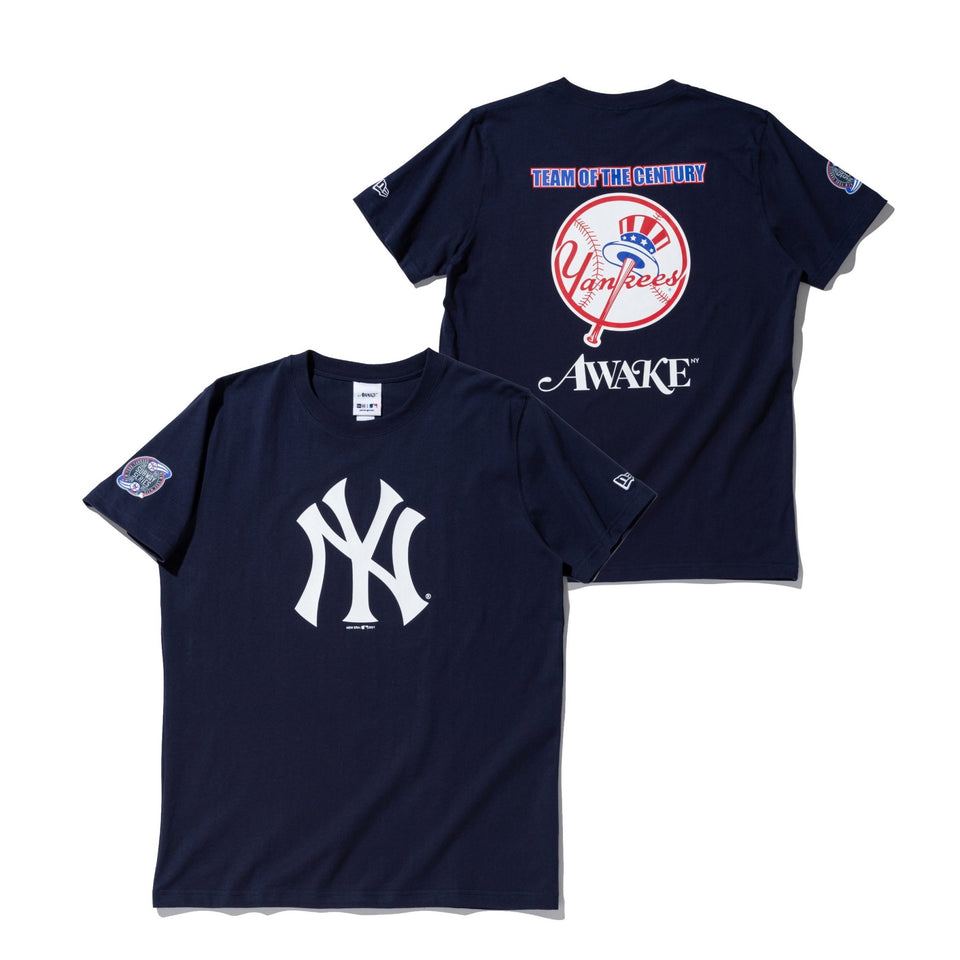 半袖 コットン Tシャツ AWAKE NY ニューヨーク・ヤンキース サブウェイシリーズ ネイビー | ニューエラオンラインストア