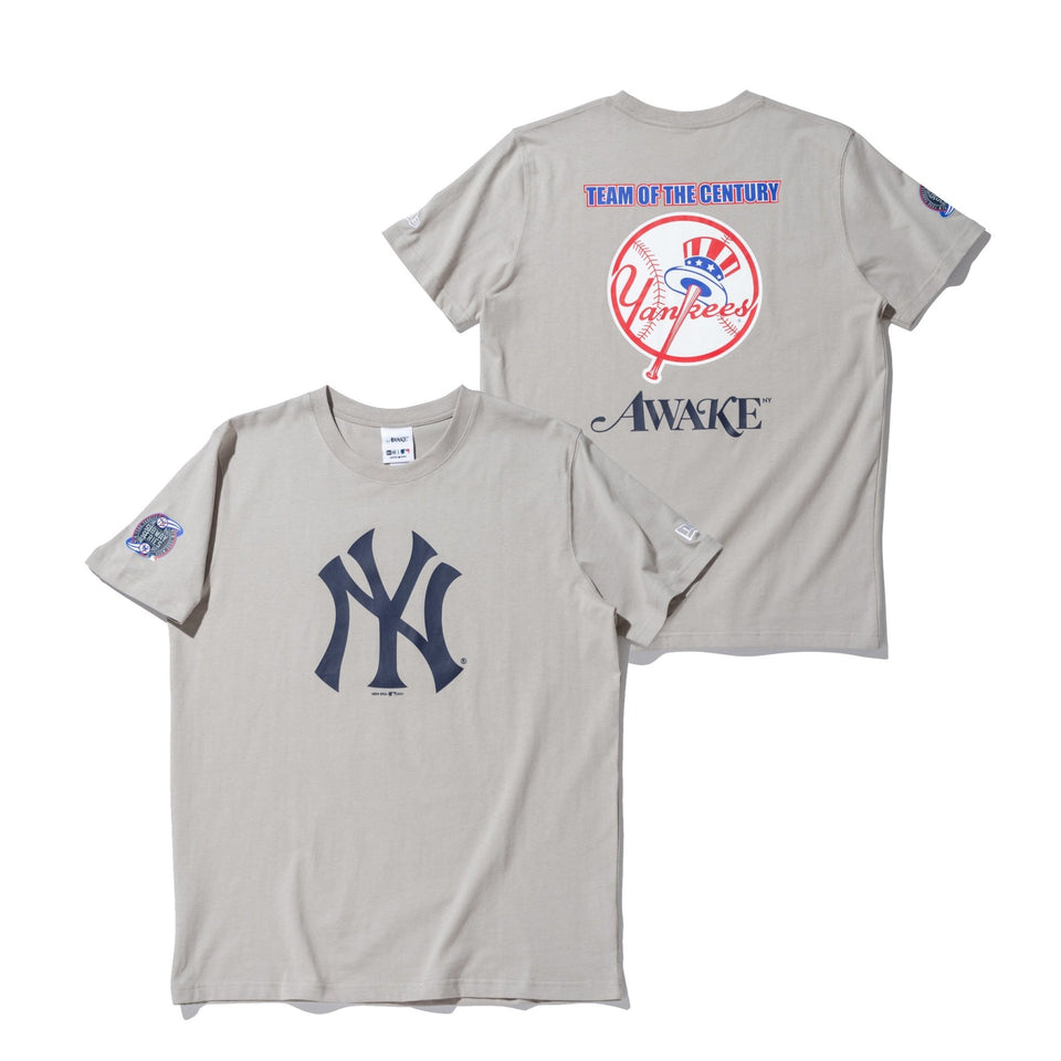半袖 コットン Tシャツ AWAKE NY ニューヨーク・ヤンキース サブウェイシリーズ グレー | ニューエラオンラインストア