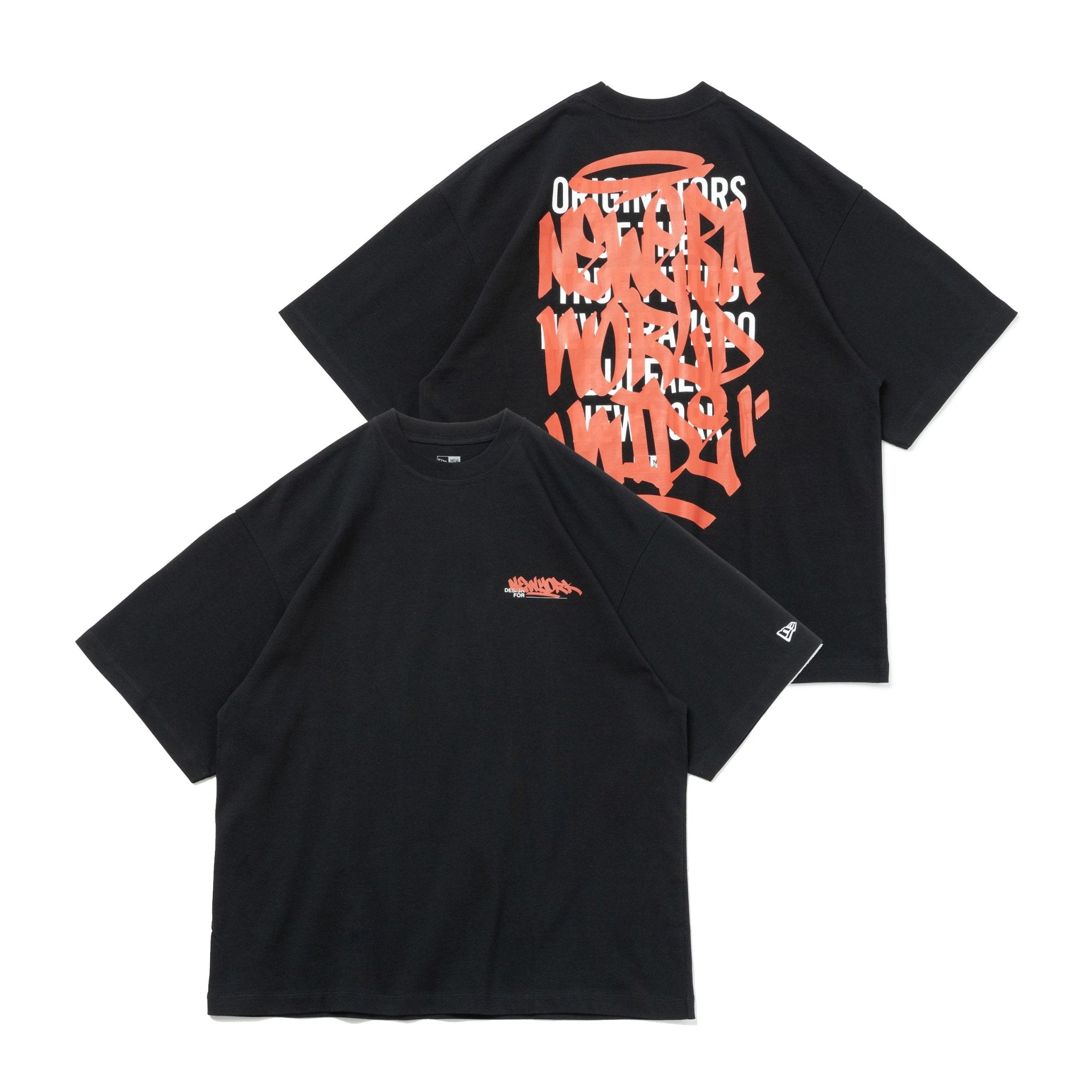 半袖 オーバーサイズド コットン Tシャツ MLB Apparel ブラック 