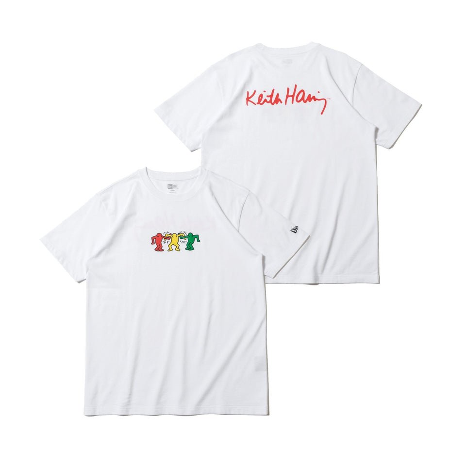 半袖 コットン Tシャツ Keith Haring キース へリング 3メンズ ホワイト レギュラーフィット ニューエラオンラインストア