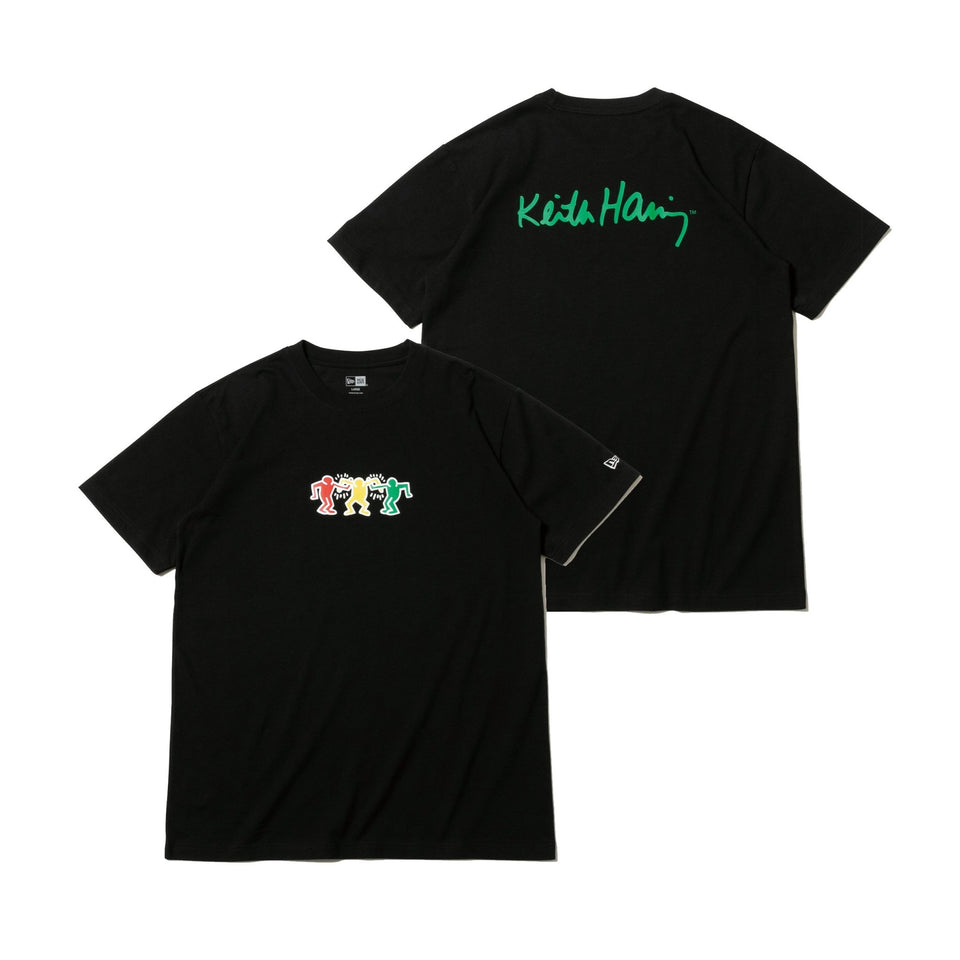 半袖 コットン Tシャツ Keith Haring キース へリング 3メンズ ブラック レギュラーフィット ニューエラオンラインストア