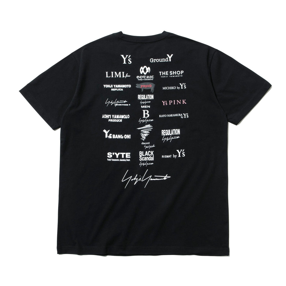 コットン Tシャツ SS20 Yohji Yamamoto Inc. ブラック | ニューエラ