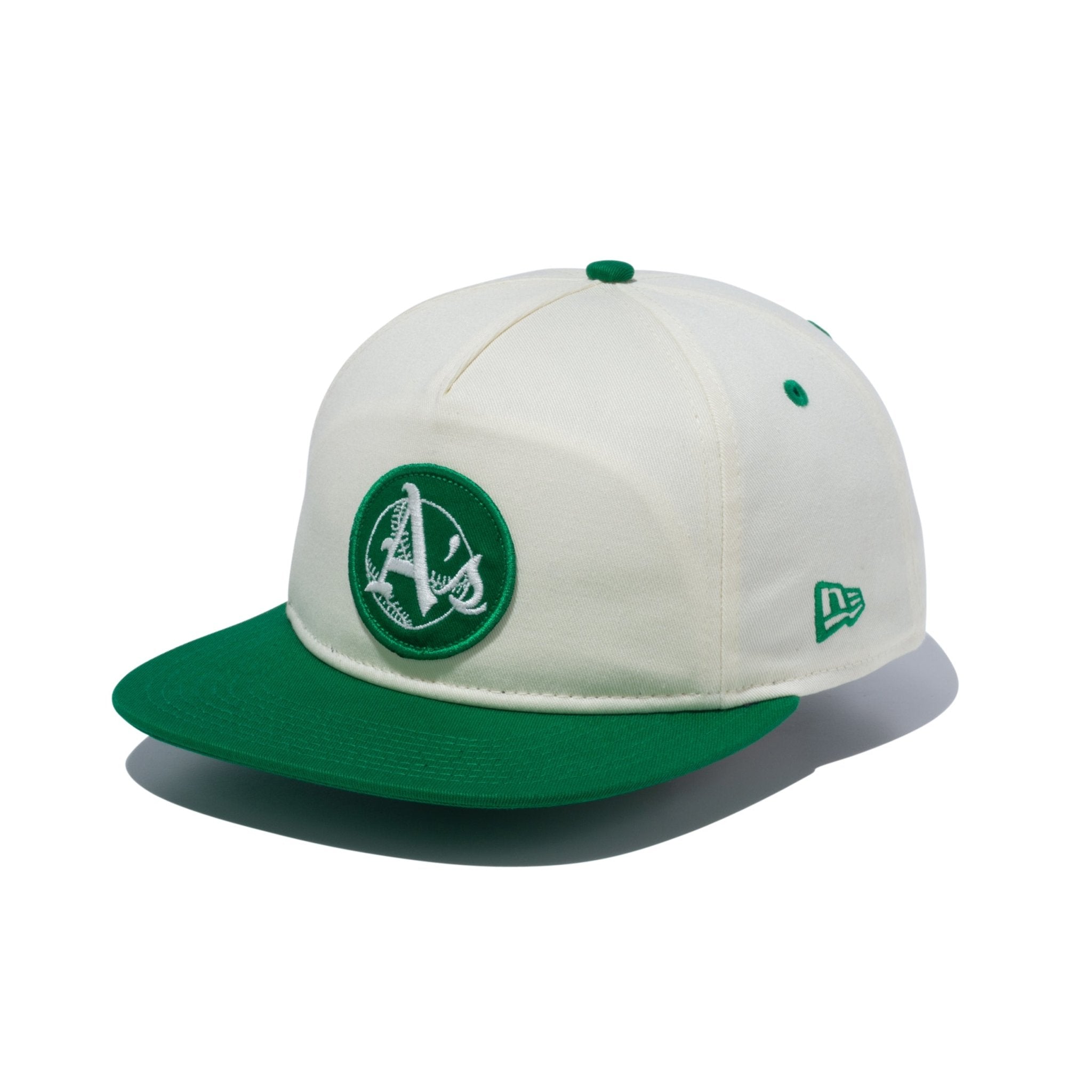 ニューエラ 59FIFTY アスレチックス キャップ 緑 白 7 1/2