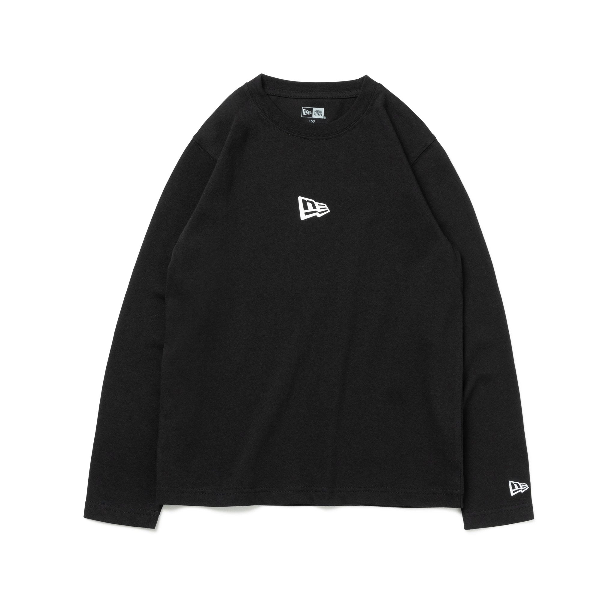 長袖 テック Tシャツ Rear Vertical Logo ブラック【 Performance
