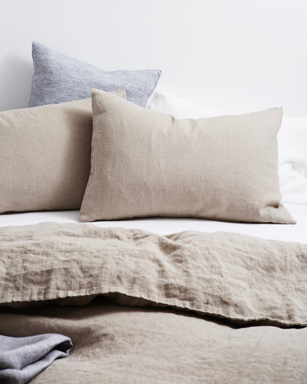 Linen Duvet Cover Natural Pod Shop Fog Linen