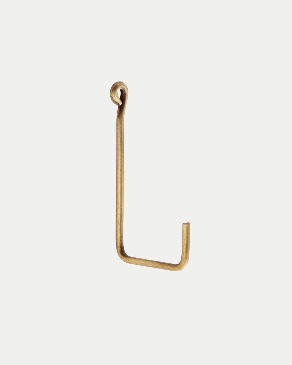 Brass Single Hook Small Shop Fog Linen