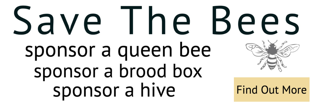 banner ad for sponsorship packages - queen bee, brood box and hive sponsorships