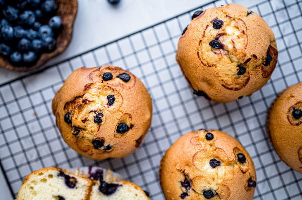 Banana Blueberry Muffins