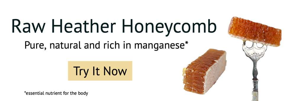 raw heather honeycomb banner