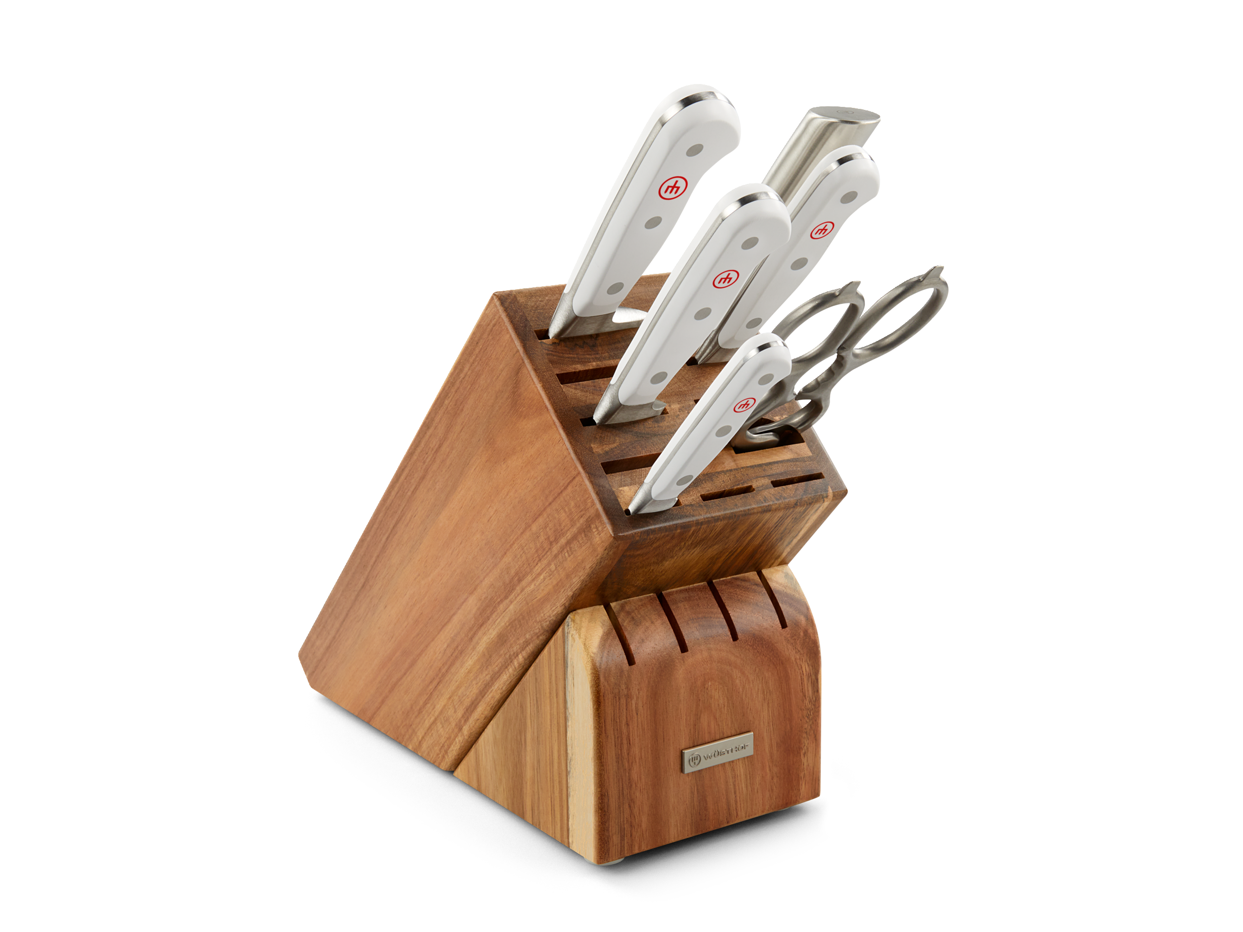 Wusthof Classic 6-Piece Starter Knife Acacia Block Set