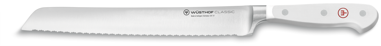 WÜSTHOF Classic White 7-Piece Knife Block Set with Bread Knife