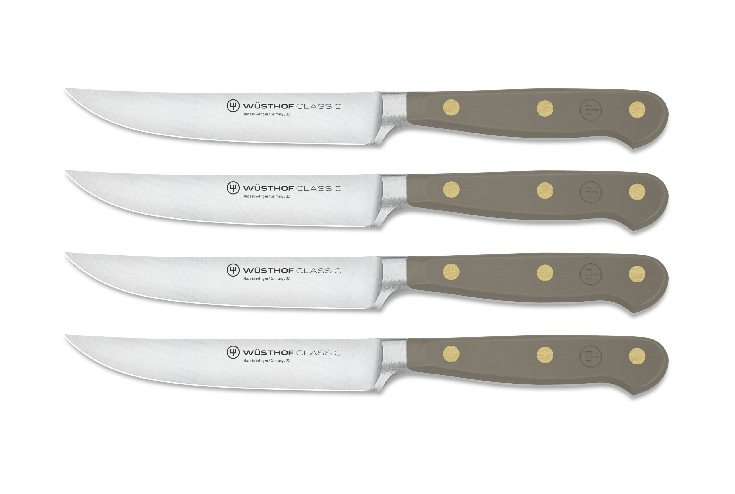 Wusthof Stainless Steel 4 Piece Steak Knife Set - KnifeCenter - 8460 -  Discontinued