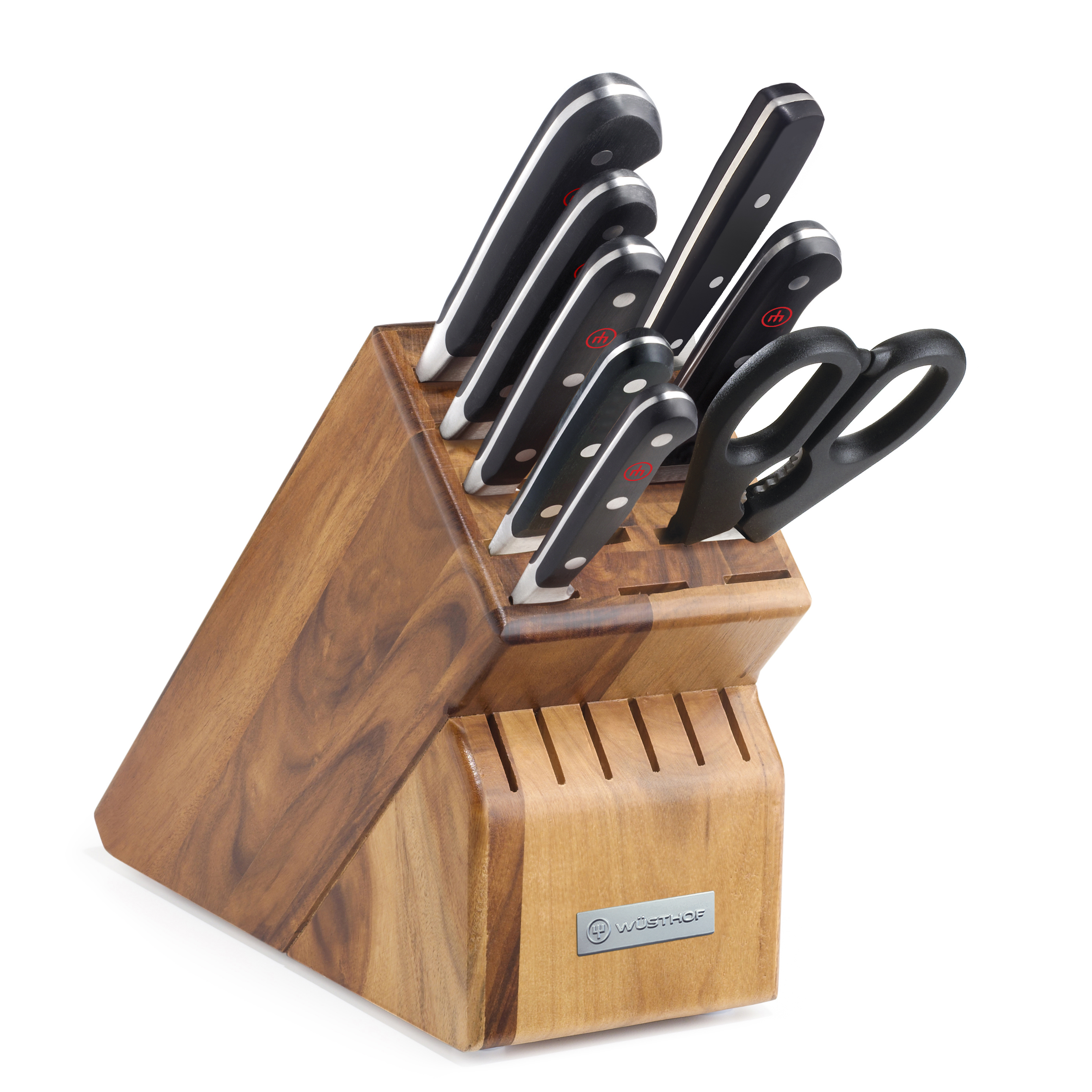 Wusthof Classic 9 Piece Acacia Knife Block Set