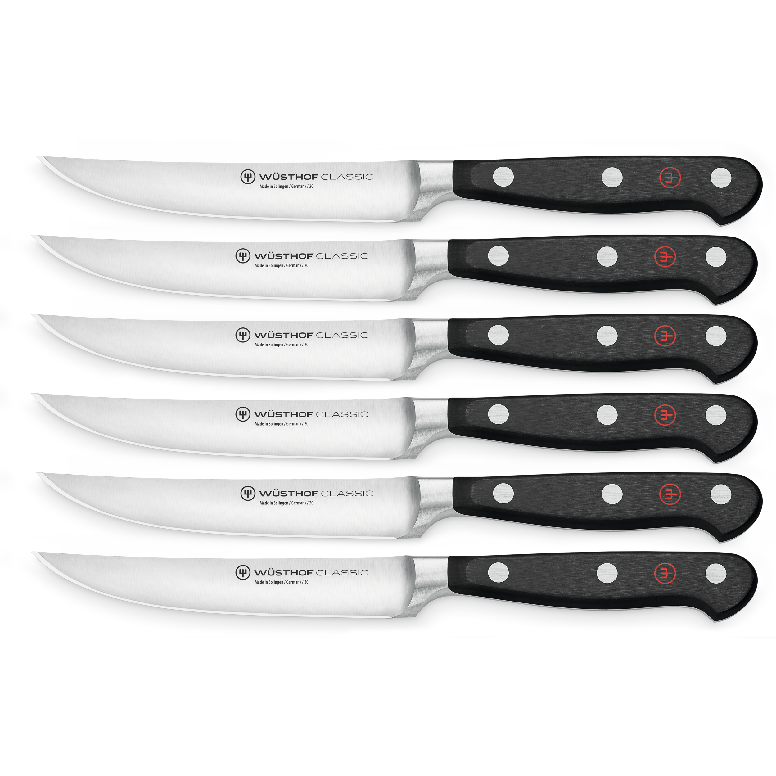 Set of 6 Forged Steak Knives