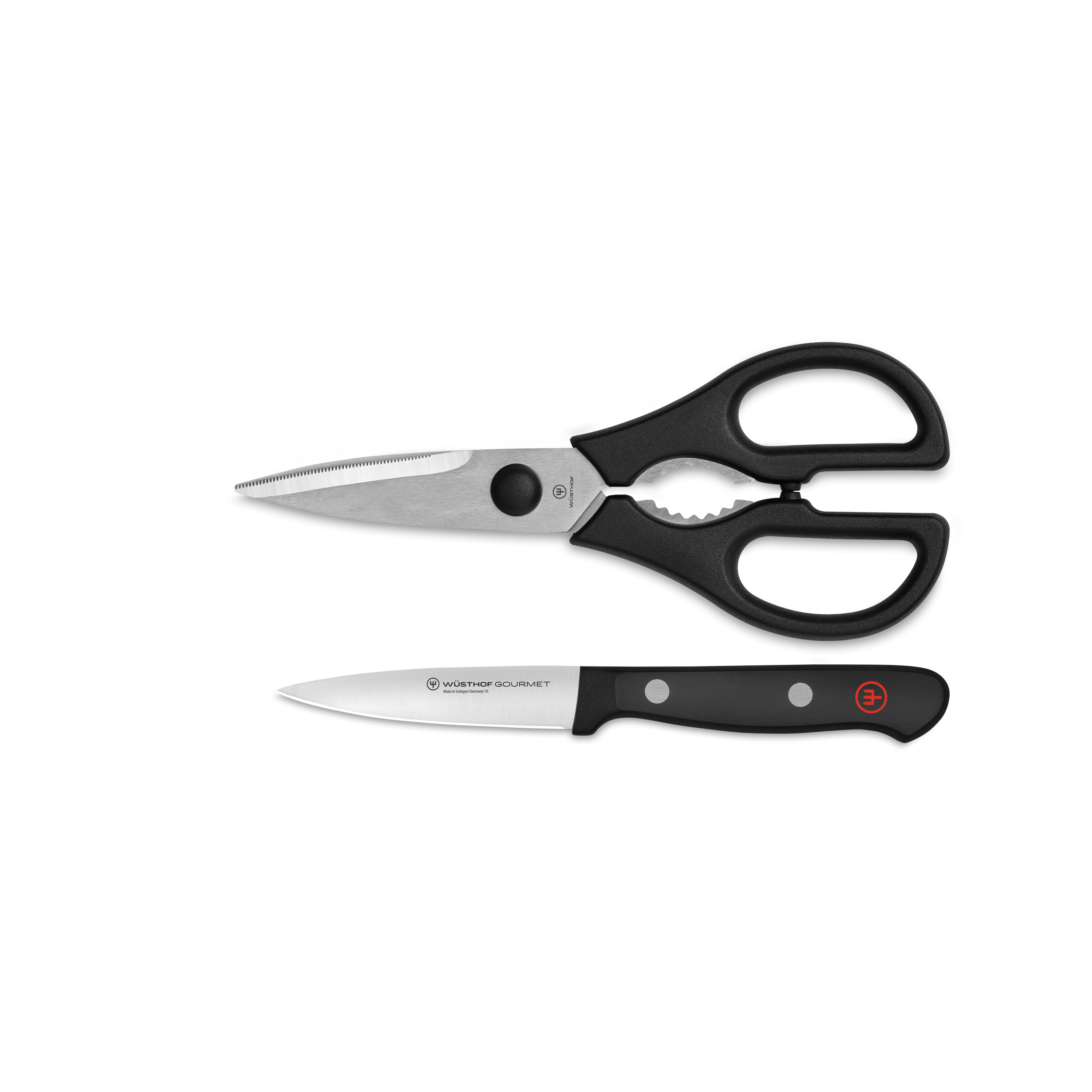 3 Pieces Essential Knife Set with Paring, Chef, and Shears