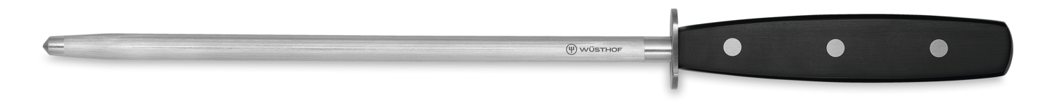 Wusthof 9 inch Brushed Steel Handle Honing Steel