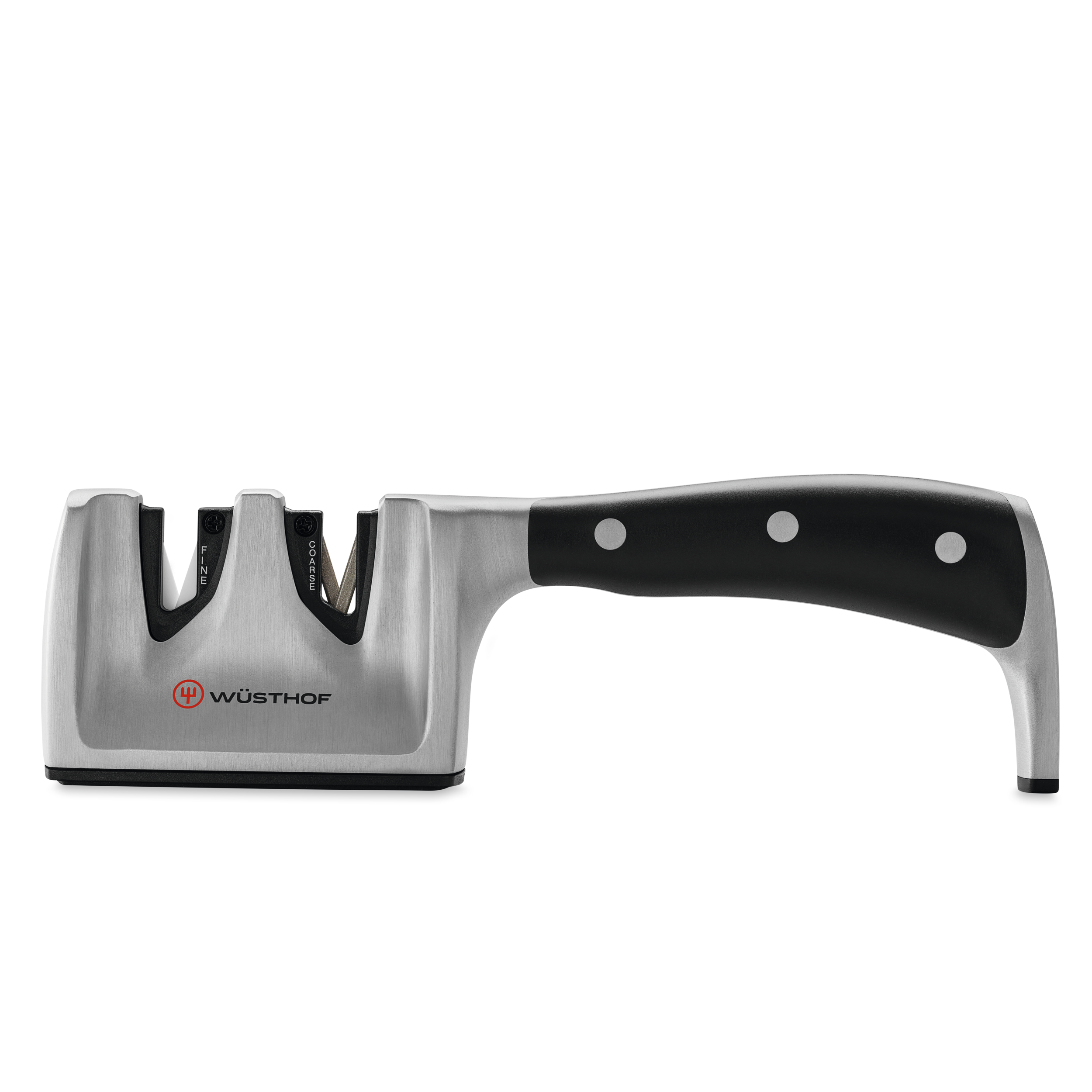 Wusthof Knife Sharpener - Stainless Steel with Riveted Handle