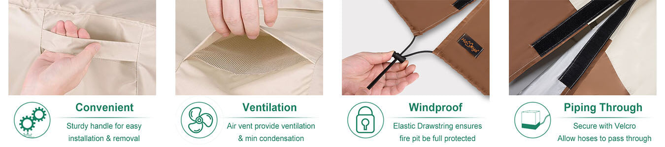 vent & handle & waterproof