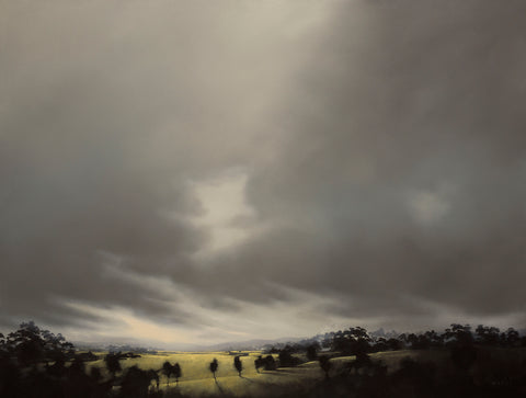 Newbury Morning, acrylic on Belgian linen, 130 x 170 cm, 2021