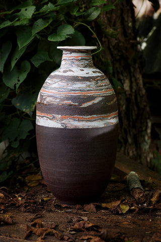 Larissa Warren ceramic vessel with wild clay