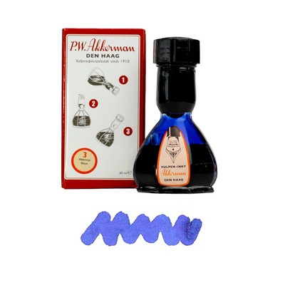 05. Shocking blue - Akkerman fountain pen ink – P.W. Akkerman Den Haag