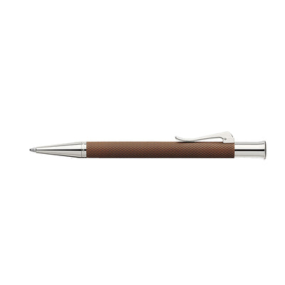 Graf von Faber-Castell Magnum Ballpoint pen, Walnut wood, Platinum