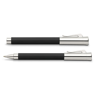 Graf von Faber-Castell Magnum Ballpoint pen, Walnut wood, Platinum