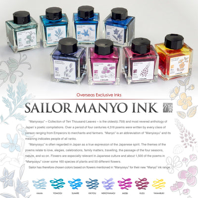 Bottled Ink For Fountain Pens 50ml KIWAGURO