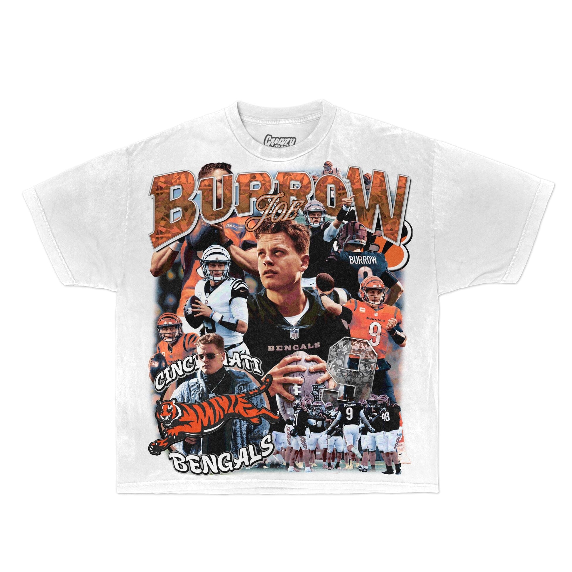 Joe Burrow Tee - Vintage Bootleg