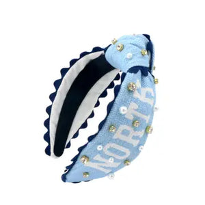 NC CROSS STITCH HEADBAND - The Posh Pelican