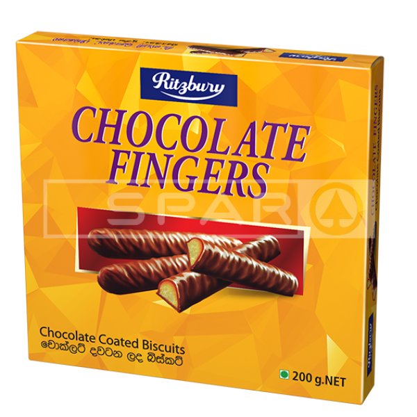 Ritzbury Chocolate Fingers 200G Groceries