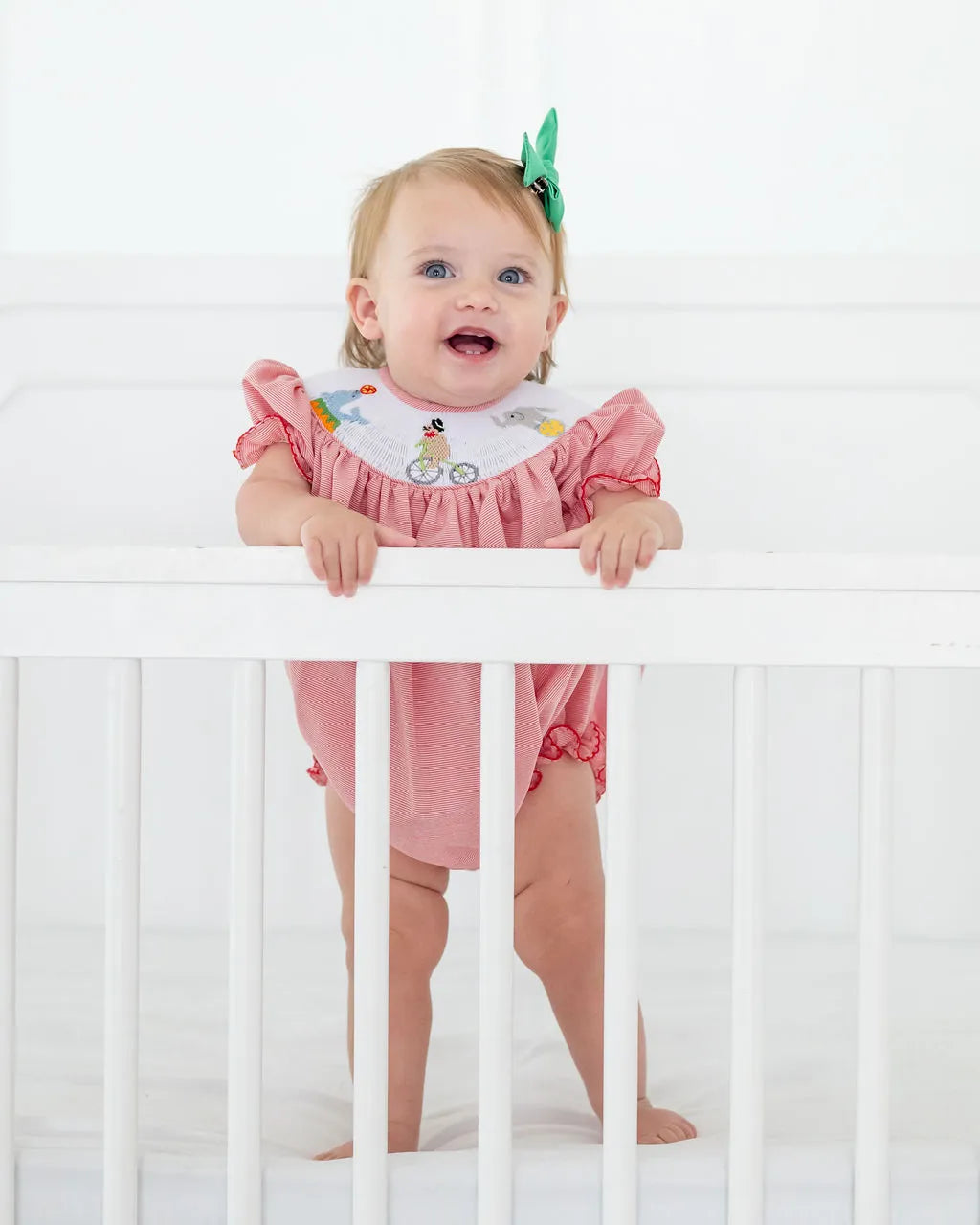 Circus Smocked Birdie Bubble