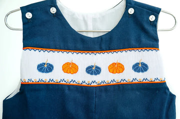 Pumpkins Smocked Benjamin Jonjon