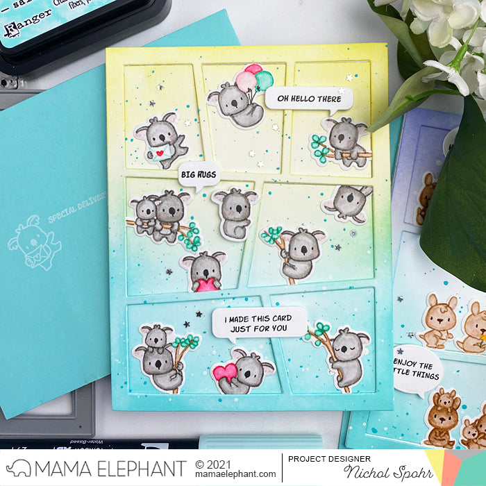 INTRODUCING: Koala Hugs and Comic Cover Wonky - Mama Elephant