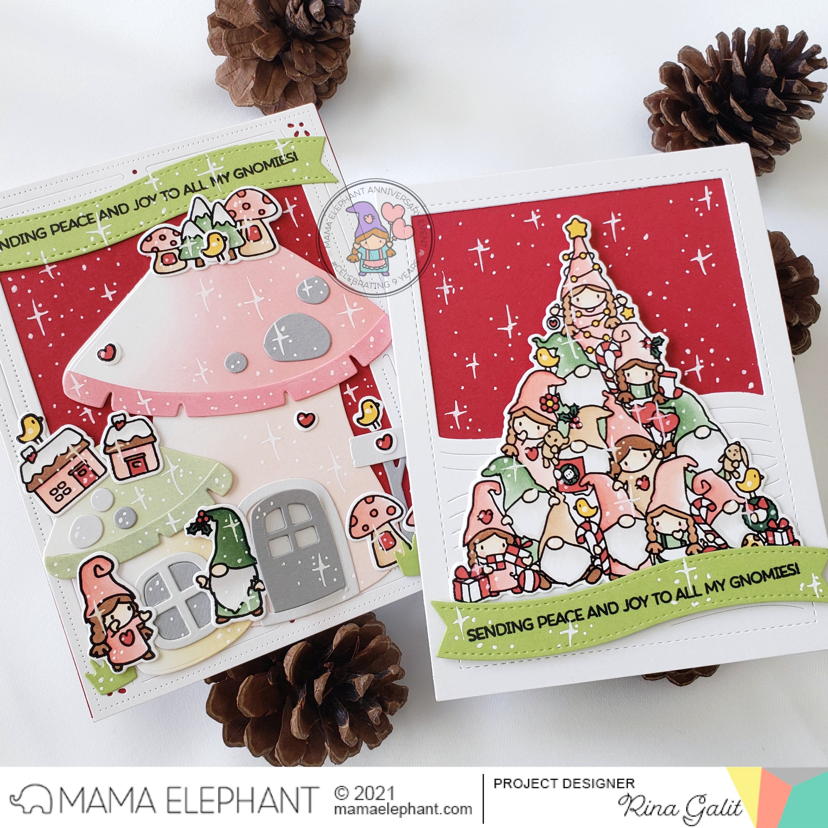 INTRODUCING: Oh Gnomie Tree + Mushroom Home - Mama Elephant