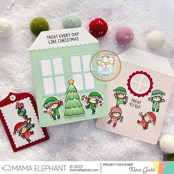 INTRODUCING: Busy Elves & Large Tag Window - Mama Elephant