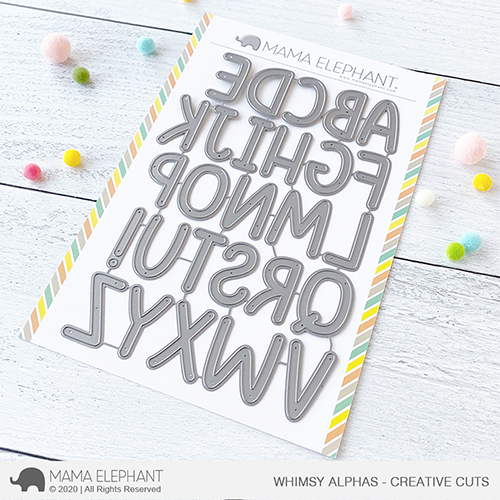 Whimsy Alphas Creative Cuts Mama Elephant